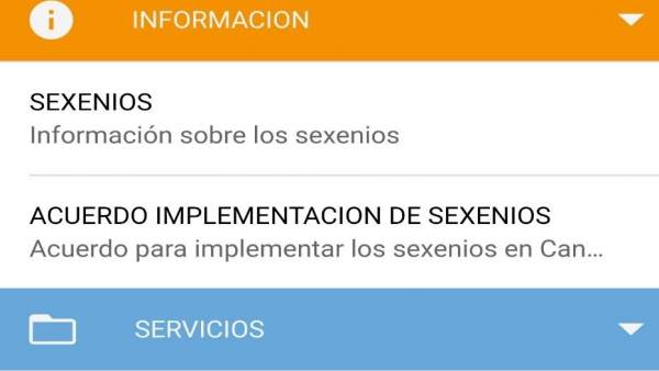 Captura de la aplicación móvil Captura de la aplicación móvil