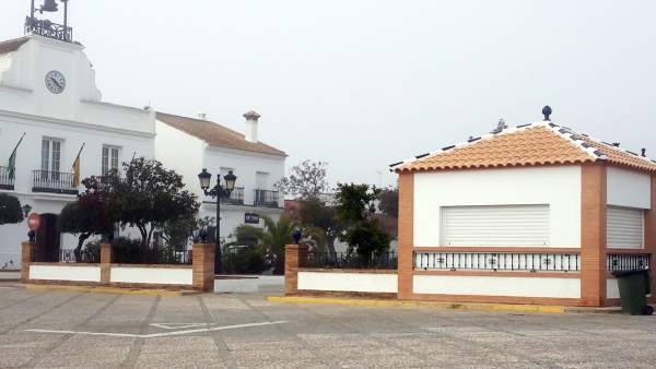 Quiosco en Villablanca (Huelva). Quiosco en Villablanca (Huelva).