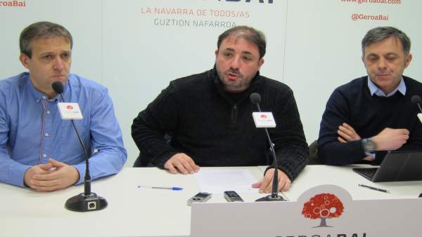 Unai Hualde, portavoz parlamentario de Geroa Bai Unai Hualde, portavoz parlamentario de Geroa Bai