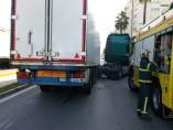 Accidente de un camión en Cádiz