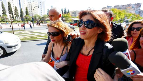 Juana Rivas, a su llegada a los juzgados de Granada Juana Rivas, a su llegada a los juzgados de Granada