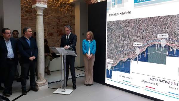 El ministro de Fomento en Marbella El ministro de Fomento en Marbella
