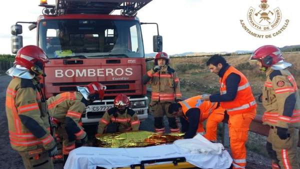 Rescate en el entorno del río Rescate en el entorno del río