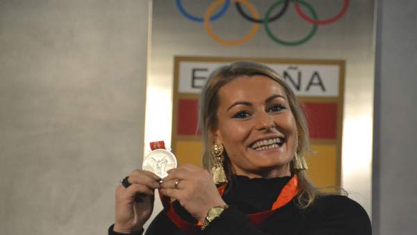 Lydia Valentín recibe la medalla de plata diez años después de Pekín 2008 Lydia Valentín recibe la medalla de plata diez años después de Pekín 2008
