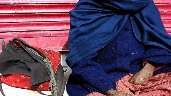 Mujer con lepra Mujer con lepra