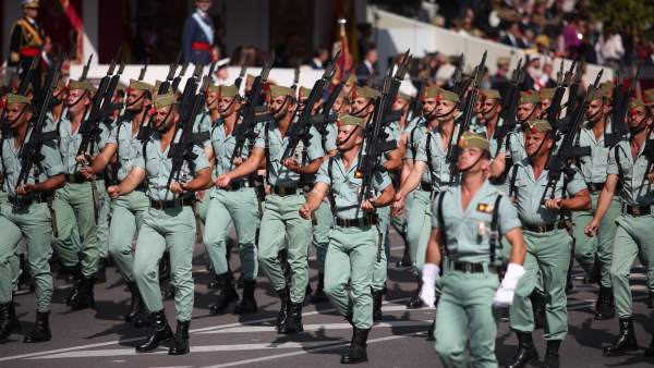 Legión, legionario, legionarios en el desfile del 12 de octubre del 2017 Legión, legionario, legionarios en el desfile del 12 de octubre del 2017