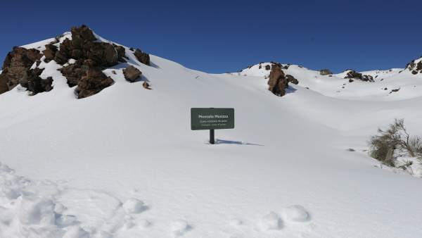 Nieve en el Teide Nieve en el Teide