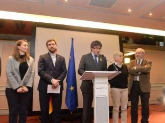 Puigdemont y los exconsellers huidos