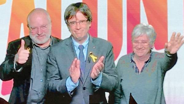 Lluís Puig, Carles Puigdemont, Clara Ponsatí Lluís Puig, Carles Puigdemont, Clara Ponsatí