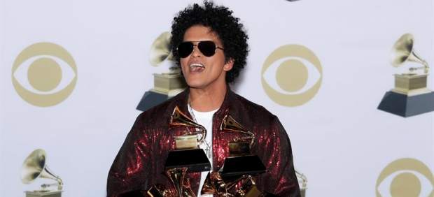 Bruno Mars conquista los Grammy
