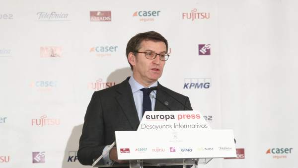 Alberto Núñez Feijóo en los Desayunos Informativos de Europa Press Alberto Núñez Feijóo en los Desayunos Informativos de Europa Press