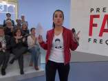 Laura Rosel presenta la tertulia de TV3 con una camiseta de Carles Puigdemont