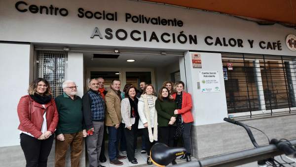 Sánchez Rubio en la sede de Calor y Café Sánchez Rubio en la sede de Calor y Café