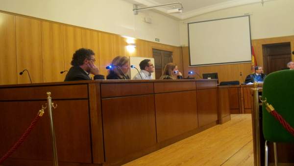 Los acusados, durante el juicio en Valladolid. Los acusados, durante el juicio en Valladolid.