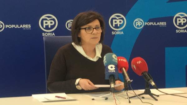 La presidenta del PP de Soria, Mar Angulo La presidenta del PP de Soria, Mar Angulo