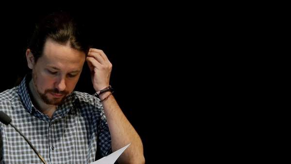 Pablo Iglesias, secretario general de Podemos, este lunes en la presentación de sus presupuestos alternativos. Pablo Iglesias, secretario general de Podemos, este lunes en la presentación de sus presupuestos alternativos.