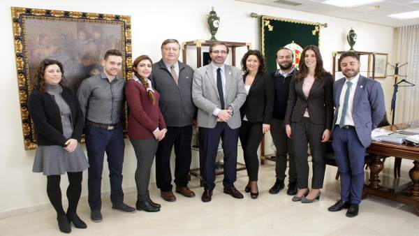 Recibimiento al profesorado internacional que imparte clase en la UJA este curso Recibimiento al profesorado internacional que imparte clase en la UJA este curso