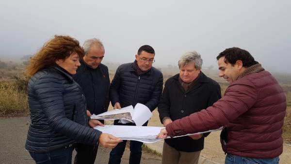 Visita de dirigentes de Giahsa a Villanueva de los Castillejos. Visita de dirigentes de Giahsa a Villanueva de los Castillejos.