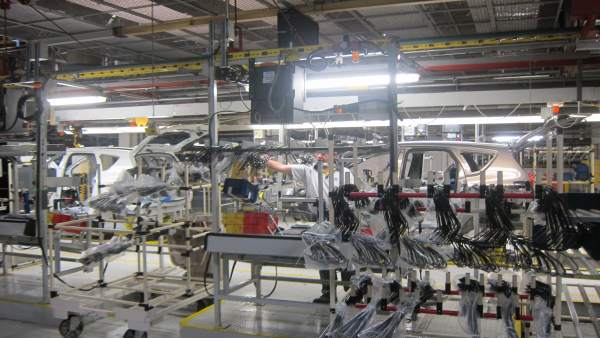 La fábrica de Opel en Figueruelas (Zaragoza). La fábrica de Opel en Figueruelas (Zaragoza).