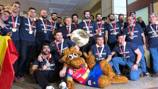 Hispanos selección española balonmano Barajas Hispanos selección española balonmano Barajas