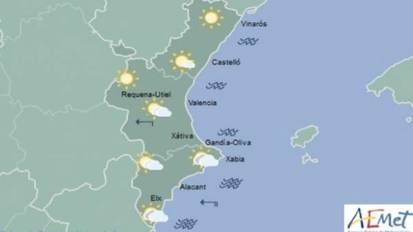 Predicción de este martes Predicción de este martes