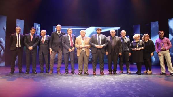 López Miras, en la entrega de los premios López Miras, en la entrega de los premios