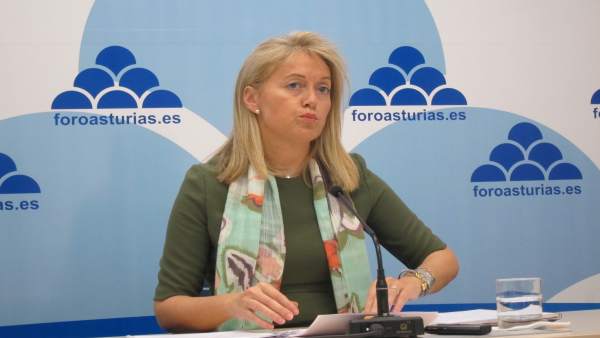 La presidenta de Foro Asturias, Cristina Coto. La presidenta de Foro Asturias, Cristina Coto.