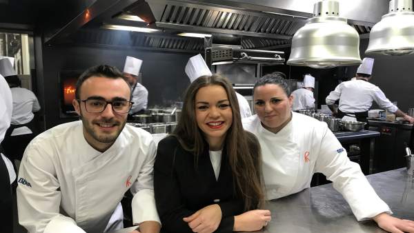 Los tres ganadores andaluces de las Becas BBVA de Gastronomía. Los tres ganadores andaluces de las Becas BBVA de Gastronomía.