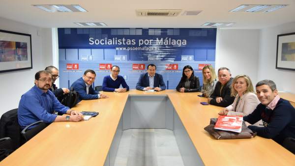 Reunión PSOE m álaga con representantes acaip y ugt prisiones cárcel ruiz espejo Reunión PSOE m álaga con representantes acaip y ugt prisiones cárcel ruiz espejo
