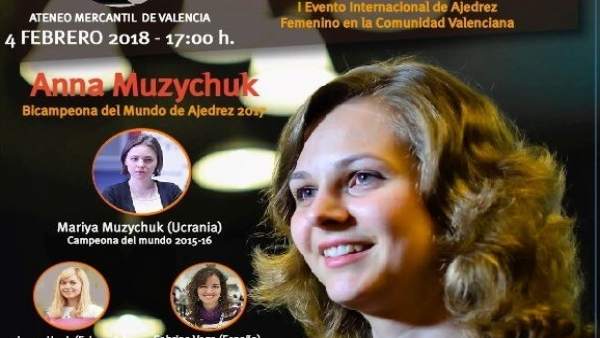 Women Chess Star en el Ateneo con las hermanas Muzychuk Women Chess Star en el Ateneo con las hermanas Muzychuk