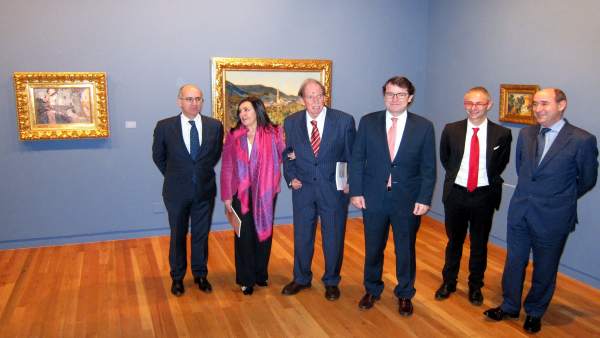 Autoridades en la inauguración de la muestra Autoridades en la inauguración de la muestra