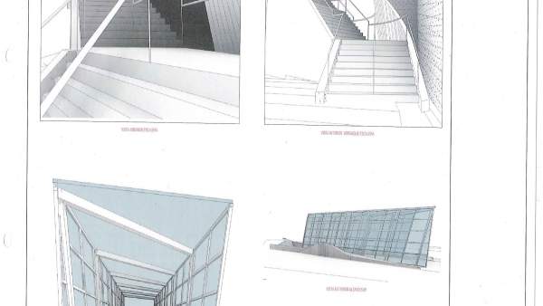 Planos del nuevo acceso de la estación de Durango Planos del nuevo acceso de la estación de Durango