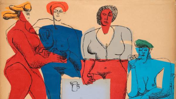 'Quatre Femmes', 1950. Le Corbusier 'Quatre Femmes', 1950. Le Corbusier