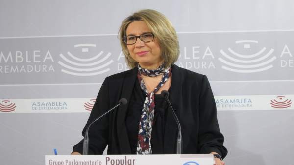 Portavoz del Grupo Parlamentario Popular, Cristina Teniente Portavoz del Grupo Parlamentario Popular, Cristina Teniente