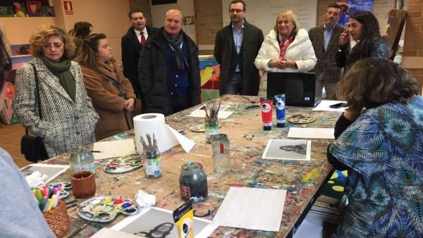 Visita del PP a la Fundación Vinjoy. Visita del PP a la Fundación Vinjoy.