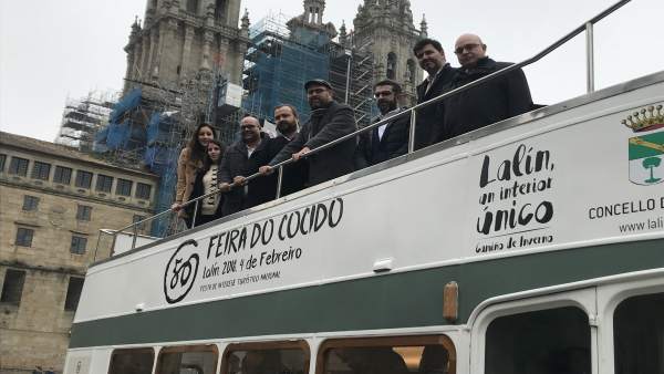 Presentación en Santiago de la Feira do Cocido de Lalín Presentación en Santiago de la Feira do Cocido de Lalín