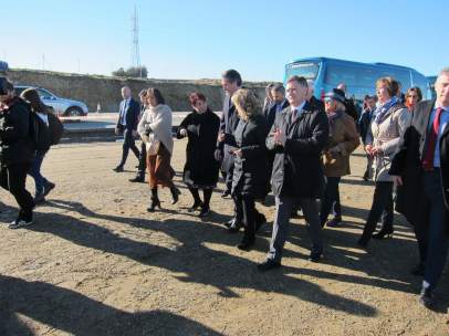 Segovia: El Ministro En La Visita A La SG-20