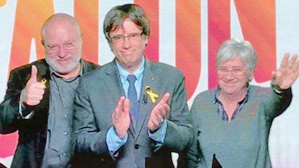 Lluís Puig, Carles Puigdemont, Clara Ponsatí Lluís Puig, Carles Puigdemont, Clara Ponsatí