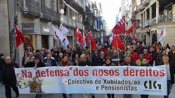 Movilización de jubilados Movilización de jubilados