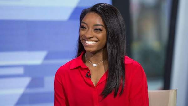 Simone Biles en una entrevista para la NBC. Simone Biles en una entrevista para la NBC.