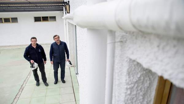 Ángel Escobar ha visitado las obras en la Unidad de Levante de la Residencia. Ángel Escobar ha visitado las obras en la Unidad de Levante de la Residencia.
