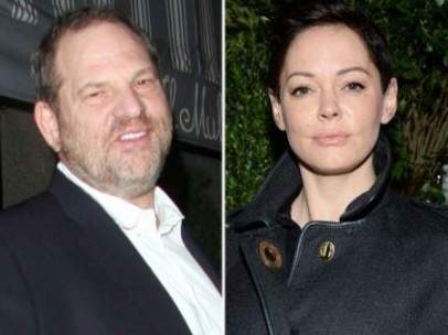 Harvey Weinstein y Rose McGowan
