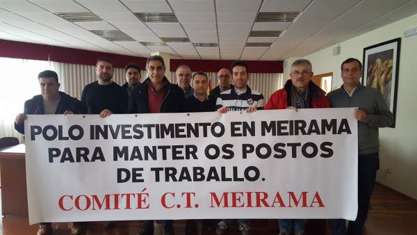 Encierro en Cerceda para exigir garantías para Meirama Encierro en Cerceda para exigir garantías para Meirama