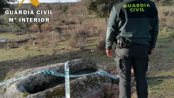 Yacimiento donde se produjo el robo Yacimiento donde se produjo el robo