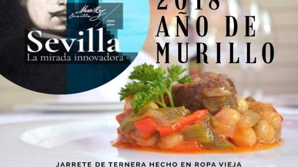 Tapa del Restaurante Oriza en conmemoración con el Año Murillo Tapa del Restaurante Oriza en conmemoración con el Año Murillo