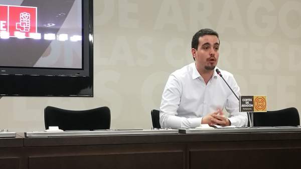 El diputado autonómico del PSOE Aragón Darío Villagrasa. El diputado autonómico del PSOE Aragón Darío Villagrasa.