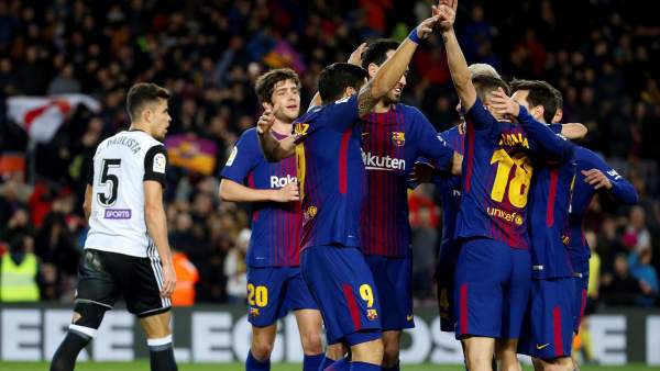 Gol del Barça al Valencia Gol del Barça al Valencia