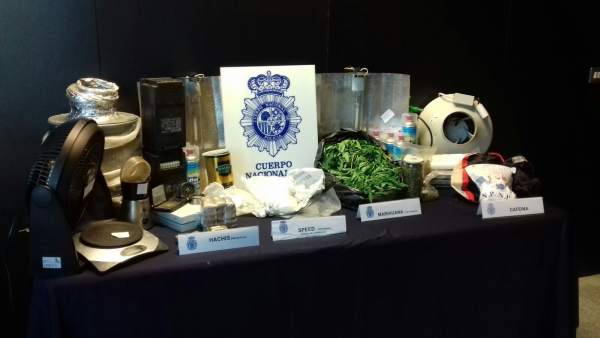 Droga incautada en Miranda de Ebro (Burgos) Droga incautada en Miranda de Ebro (Burgos)