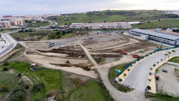 Obras del Estadio de Atletismo Obras del Estadio de Atletismo