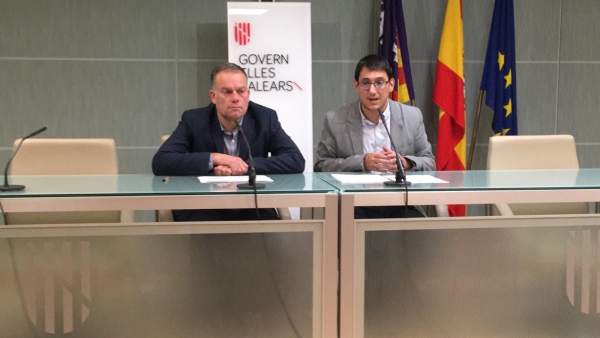 Negueruela y Poy en rueda de prensa valorando los datos del paro de enero Negueruela y Poy en rueda de prensa valorando los datos del paro de enero